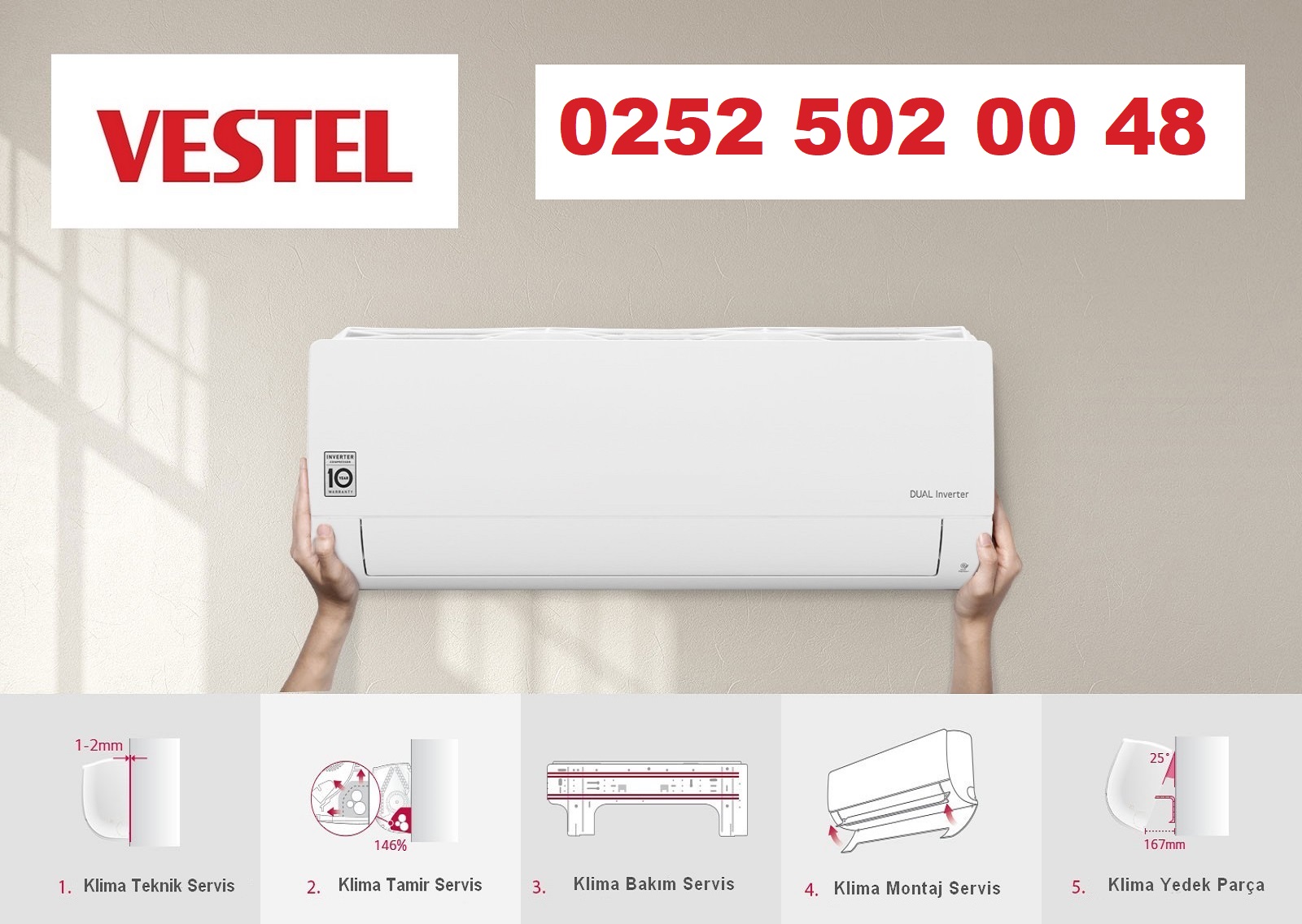 Bodrum Vestel Klima Servisi